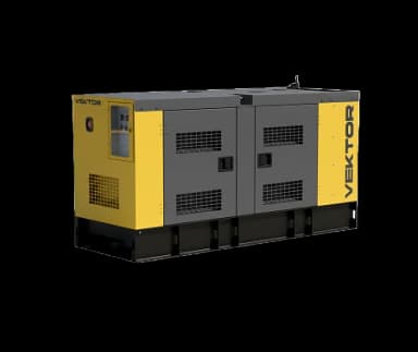 Дизельный генератор Vektor AD-150Y-T400 в шумозащитном кожухе — фото 1